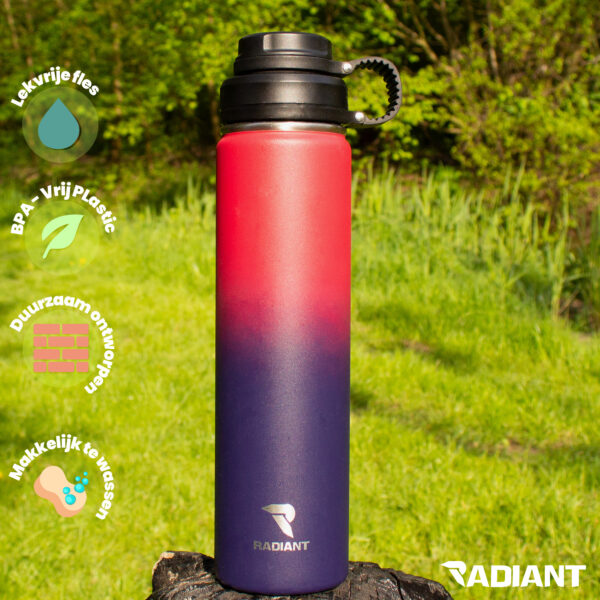 Radiant Waterfles 750ML Fruit filter Sapphire Ember - Afbeelding 14