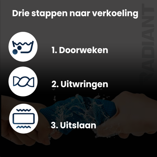 Radiant Cooling Towel 3 Paar - Afbeelding 2