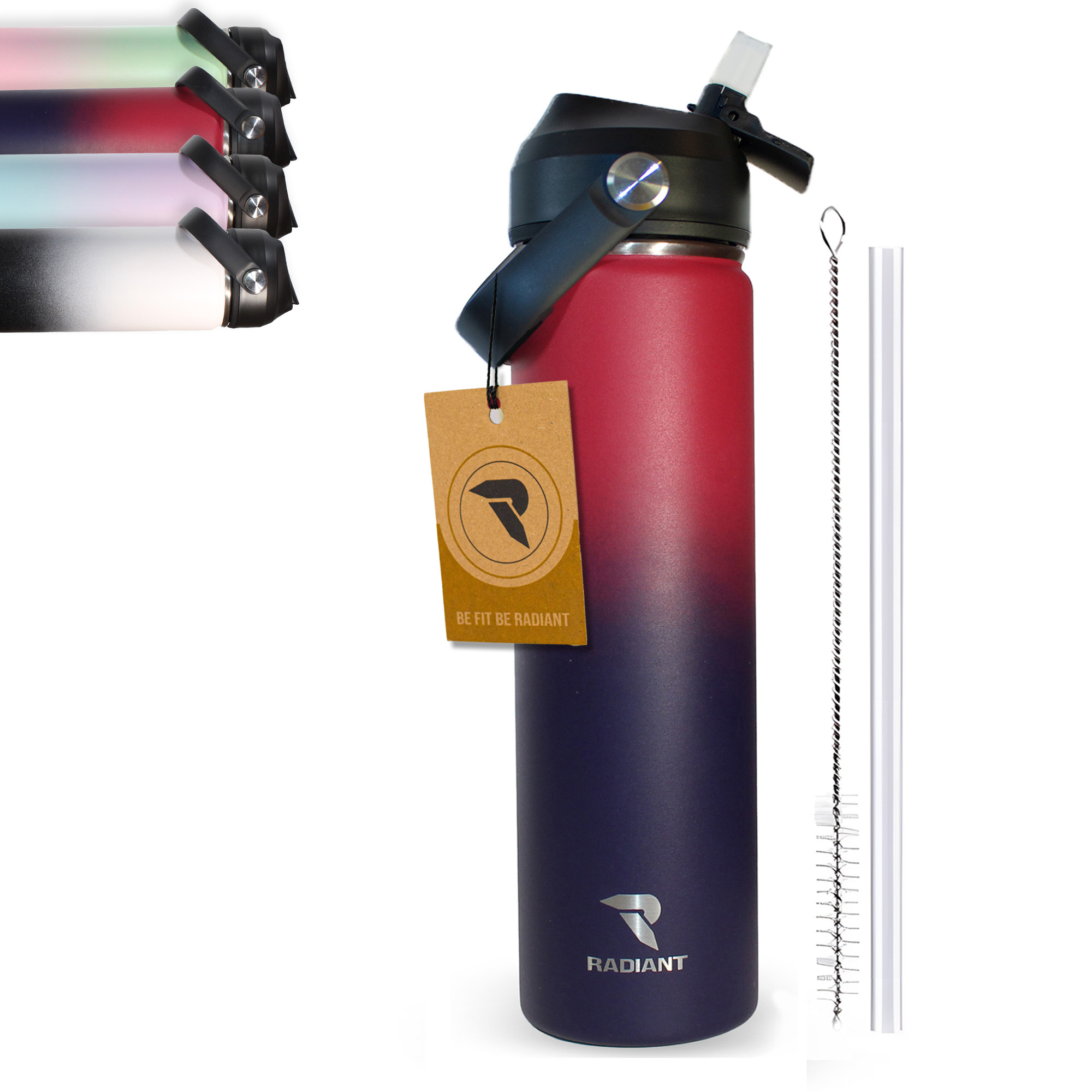 Radiant Waterfles 750ML Sapphire Ember