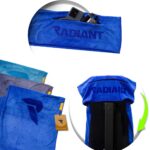 Radiant Sporthanddoek met Ritsvak 50x100cm Blauw