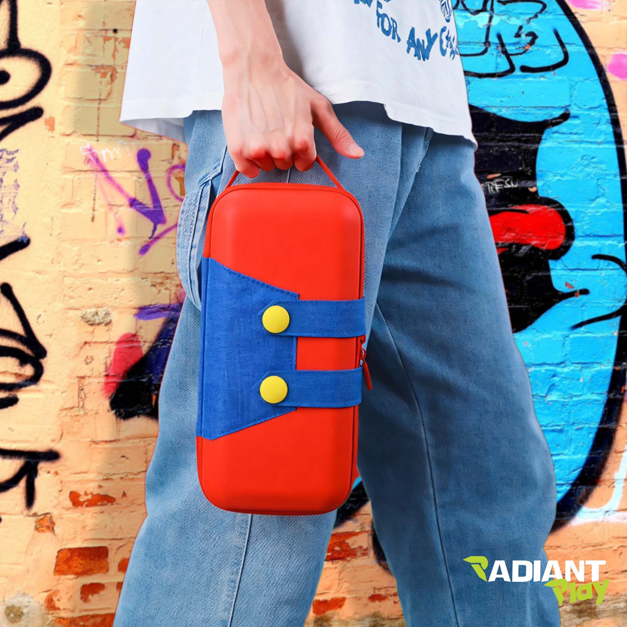 Radiant Play Travel Hardcase voor Nintendo Switch 2 - Rood - Afbeelding 2