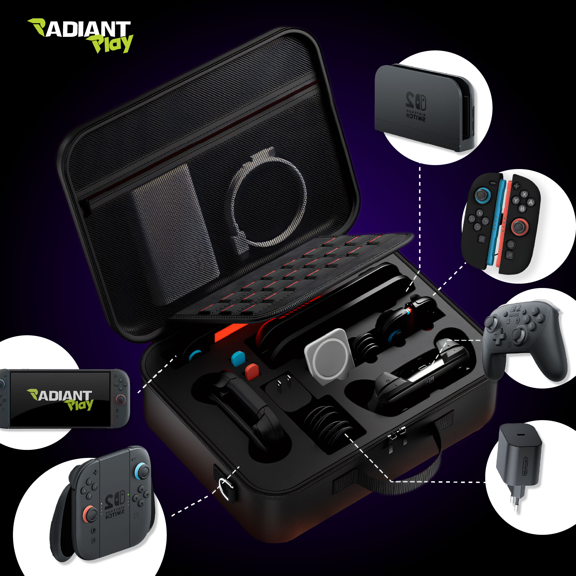 Travel Case Deluxe voor Nintendo Switch 2 - Afbeelding 2