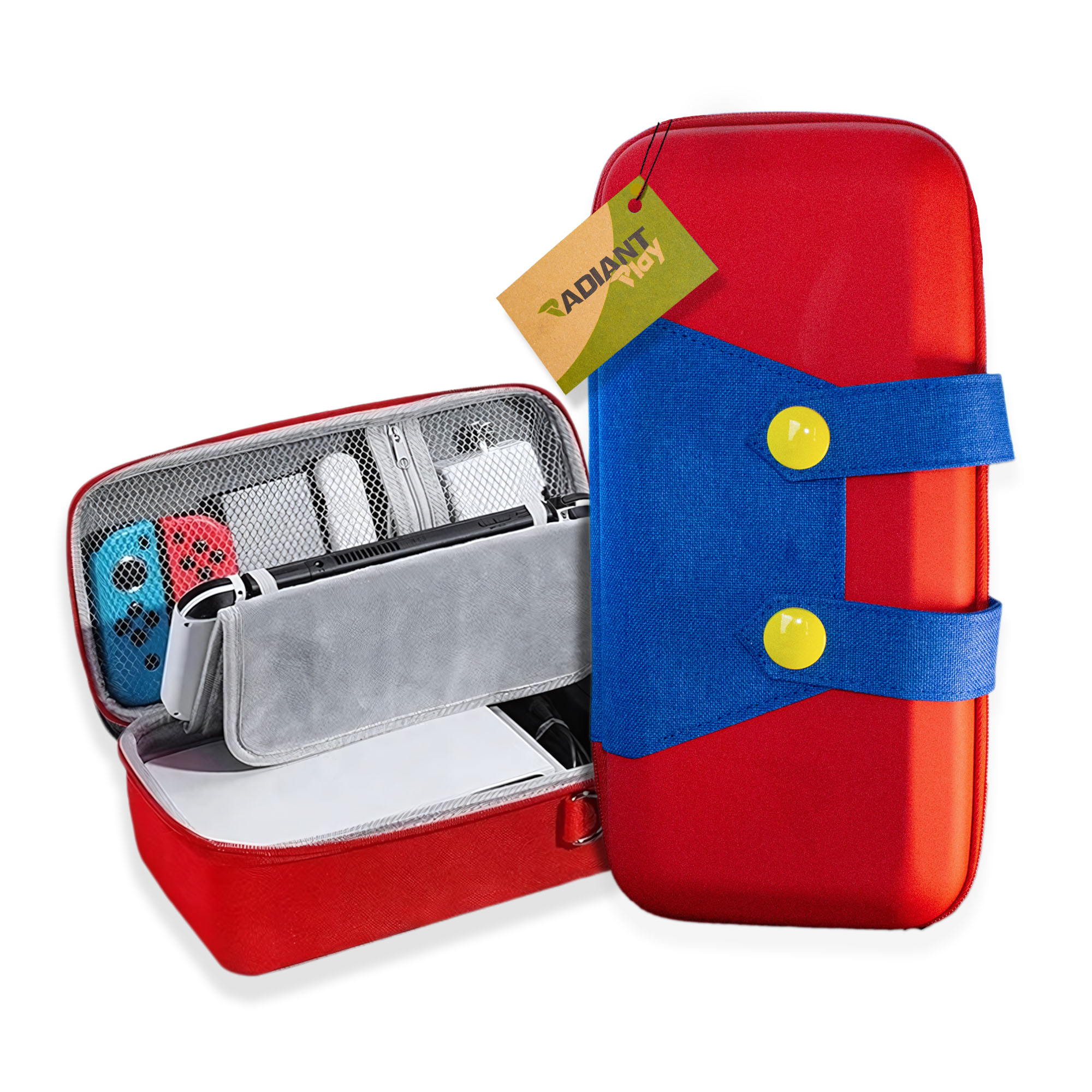 Radiant Play Travel Hardcase voor Nintendo Switch 2 - Rood